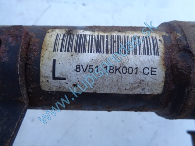 ľavý predný tlmič na ford fiestu mk7 1,6tdci, struna, 